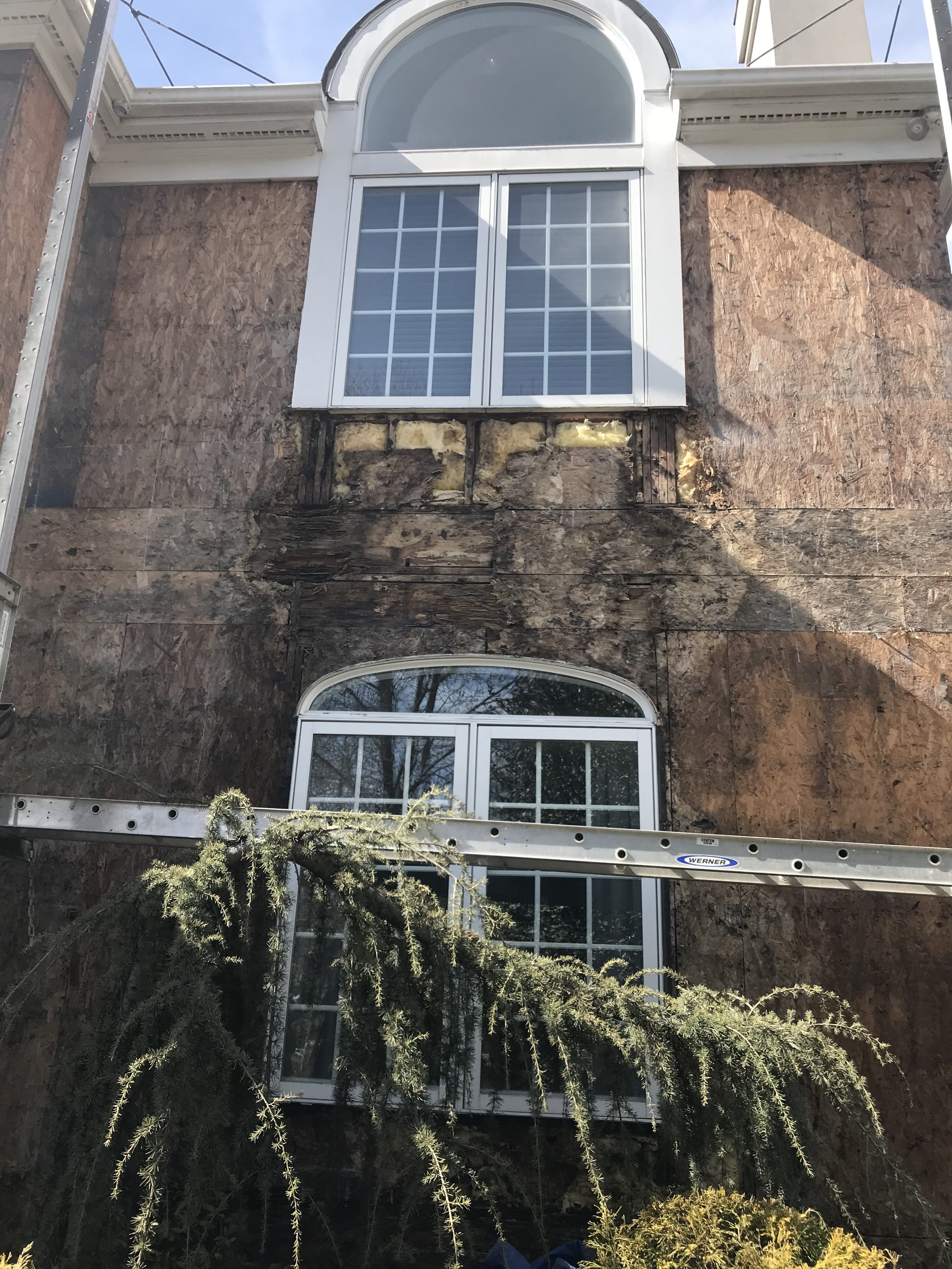 Remove stucco before and after