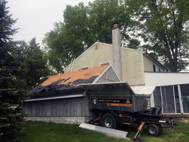 garage roof replacement fast