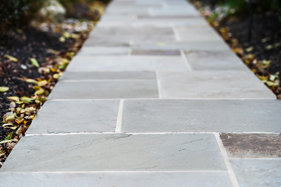Glick's beautiful stone walkway provides an elegant and classy look